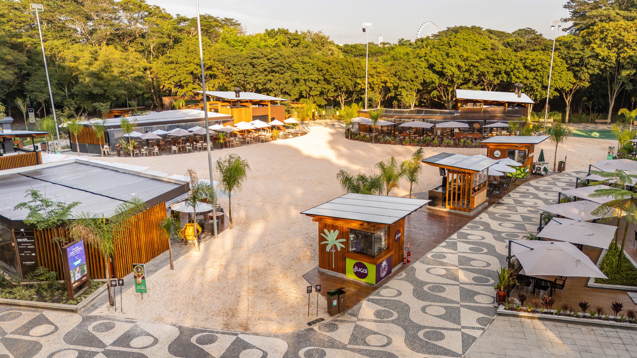 Vista panorâmica da Orla TotalPass